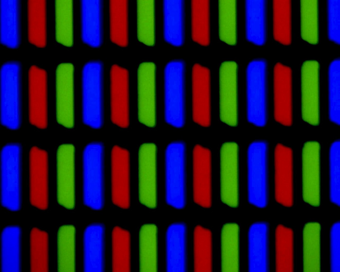 Color LCD individual RGB elements