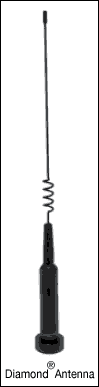 vertical antenna with inductive coil